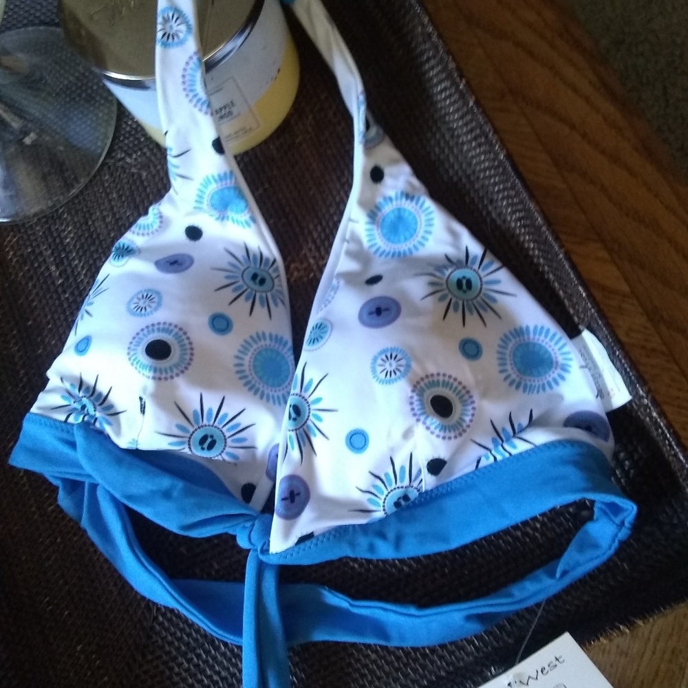 Betty West beachwear bikini top Large